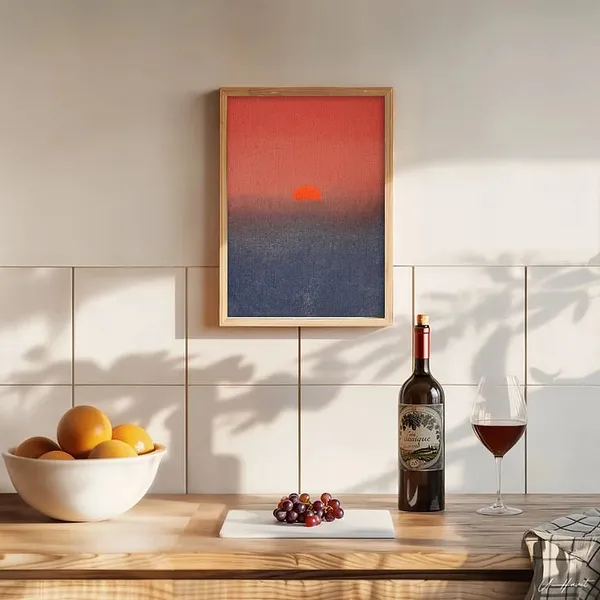 Image of Tomorrow by Anna Shkinder, size: 20x30 cm, made of Acrylic on raw canvas, Painting medium, from Lutsk, part of the There, where we feel good series, priced at $60 Photo 5 of 5.