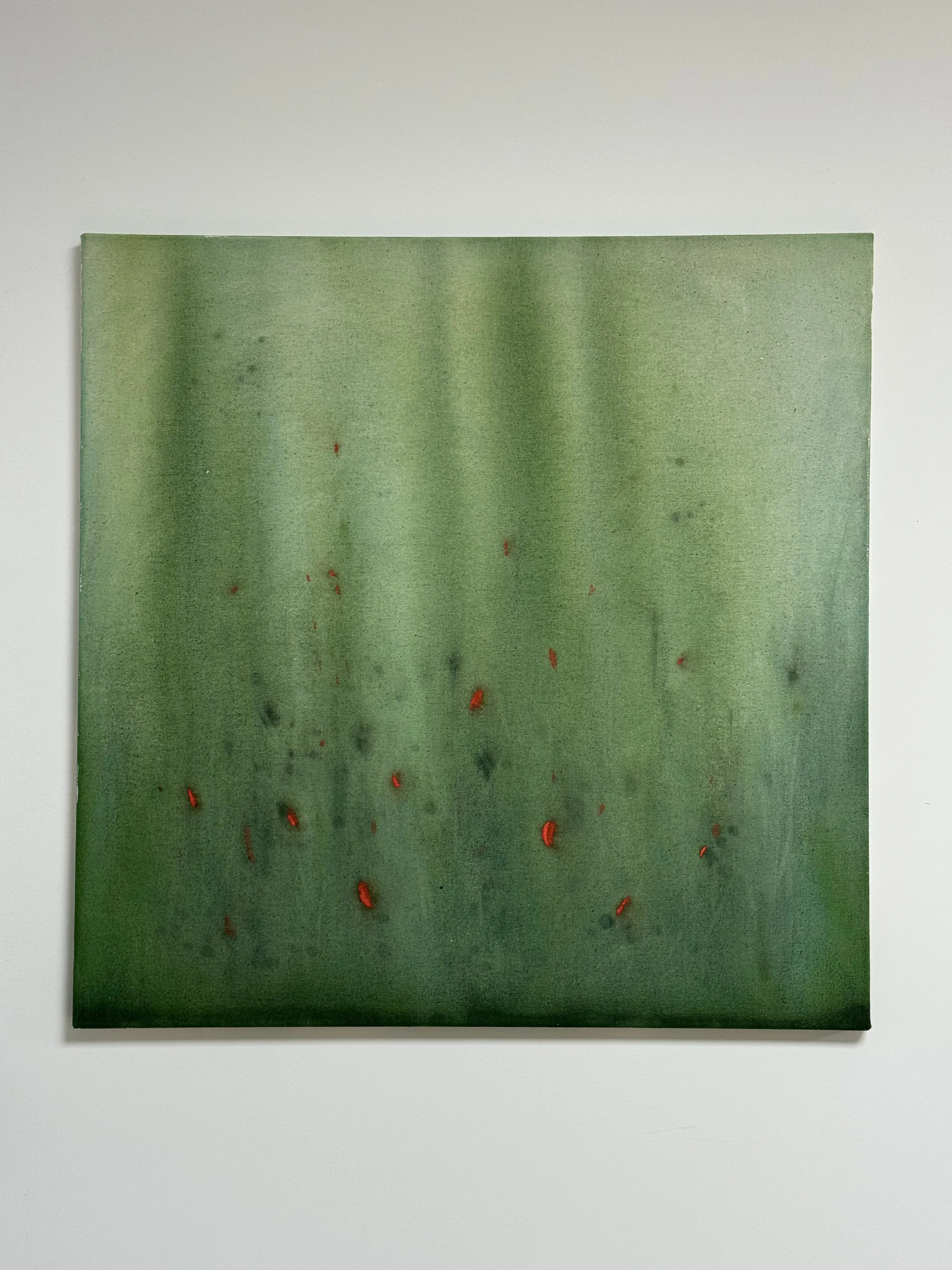 Image of Dissolution by Anna Shkinder, size: 60х60 cm, made of Acrylic on raw canvas, Painting medium, from Lutsk, part of the There, where we feel good series, priced at $200 Photo 3 of 3.