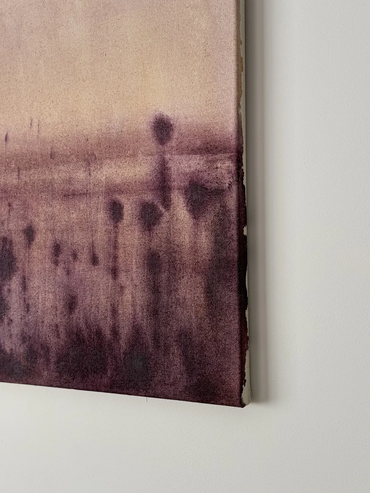 Image of Edge of the Season by Anna Shkinder, size: 50x60 cm, made of Acrylic on raw canvas, Abstract art medium, from Lutsk, part of the There, where we feel good series, priced at $140 Photo 3 of 7.