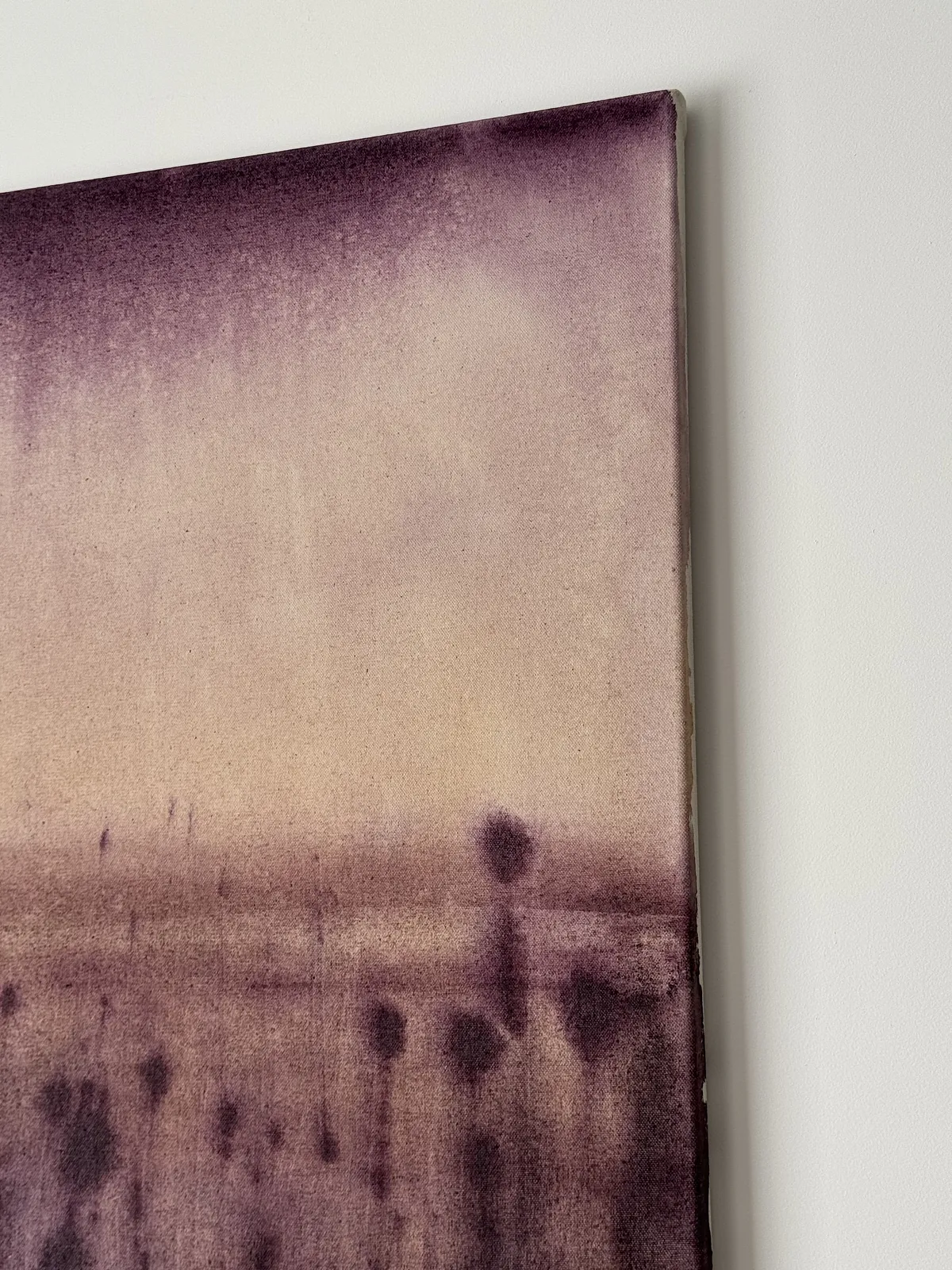 Image of Edge of the Season by Anna Shkinder, size: 50x60 cm, made of Acrylic on raw canvas, Abstract art medium, from Lutsk, part of the There, where we feel good series, priced at $140 Photo 4 of 7.
