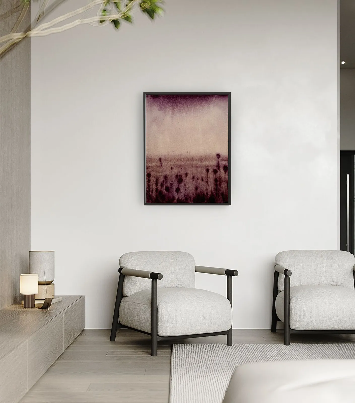 Image of Edge of the Season by Anna Shkinder, size: 50x60 cm, made of Acrylic on raw canvas, Abstract art medium, from Lutsk, part of the There, where we feel good series, priced at $140 Photo 7 of 7.