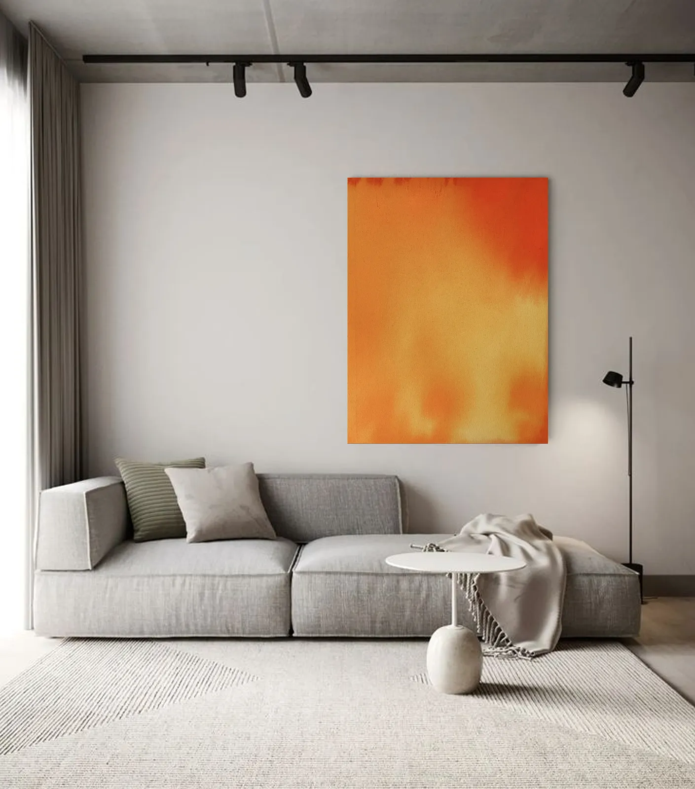 Image of Warmth on the Skin by Anna Shkinder, size: 80x100 cm, made of Acrylic on raw canvas, Abstract art medium, from Lutsk, part of the There, where we feel good series, priced at $300 Photo 6 of 6.
