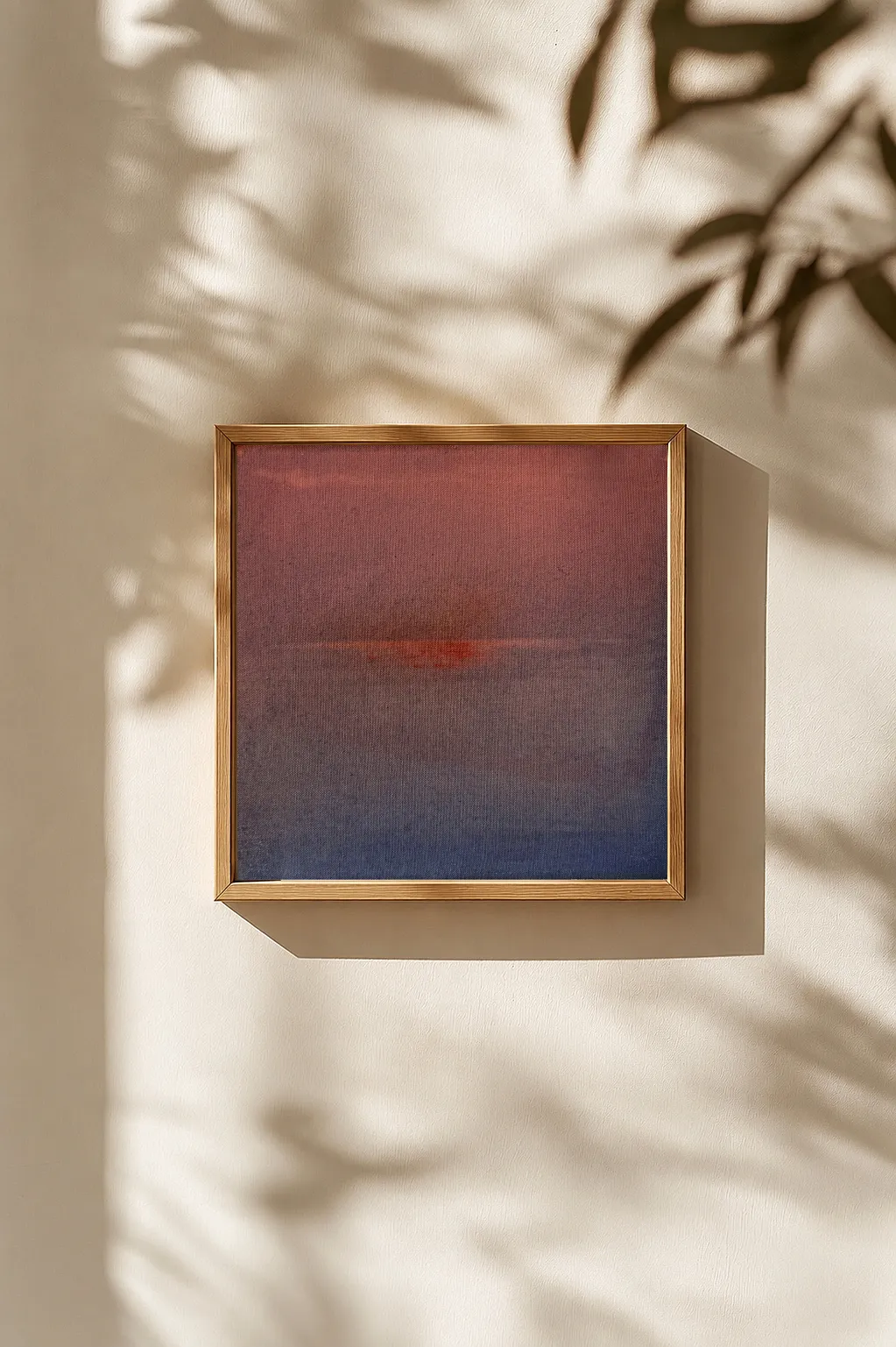 Image of Tomorrow by Anna Shkinder, size: 30x30 cm, made of Acrylic on raw canvas, Abstract art medium, from Lutsk, part of the There, where we feel good series, priced at $60 Photo 3 of 3.